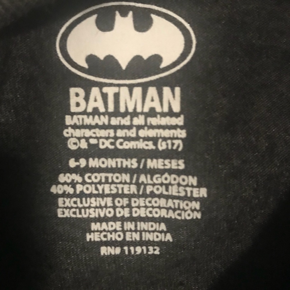 BATMAN Onsie - Picture 2 of 2